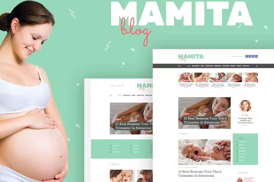MAMITA – PREGNANCY & MATERNITY CINIQUE BLOG WORDPRESS THEME